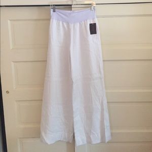 White “linen” pants
